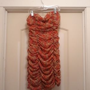 RUFFLED ROMANCE CLUB GIRL COQUETTER Tiered Forever 21 Brights Dress …